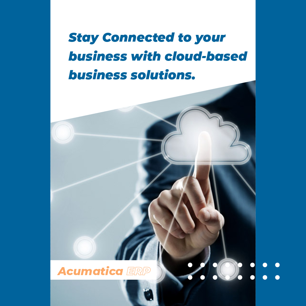 CloudCyberCore's tweet photo. Stay Connected to your business with cloud-based business solutions.
#cybercorebusiness #acumaticademo #acumaticaexperts #cloudcybercore #Acumatica #clouderp https://t.co/4wOKmdeCU4