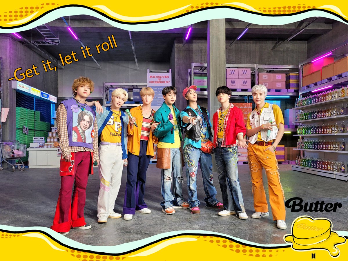 minemineafo's tweet image. FNSからの公式写真をめっちゃButterにしてみた。←語彙力

#FNSでBTS 
#BTS_Butter 
#BTS加工 
#ARMYさんと繋がりたい