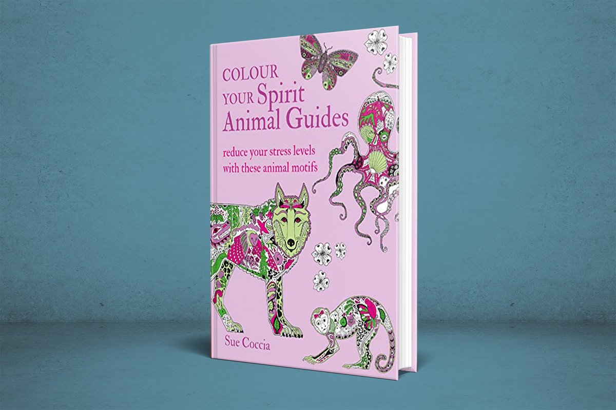A great way to reduce your stress levels is through colouring!

This #book helps you do that using animal motifs:

"Colour Your Spirit Animal Guides" by Sue Coccia

bit.ly/37qeUbN

<a href="/RylandPeters/">Ryland Peters & Small</a>

#books #BookBoost #Wednesdayvibe  #bookstagram #art #mentalhealth