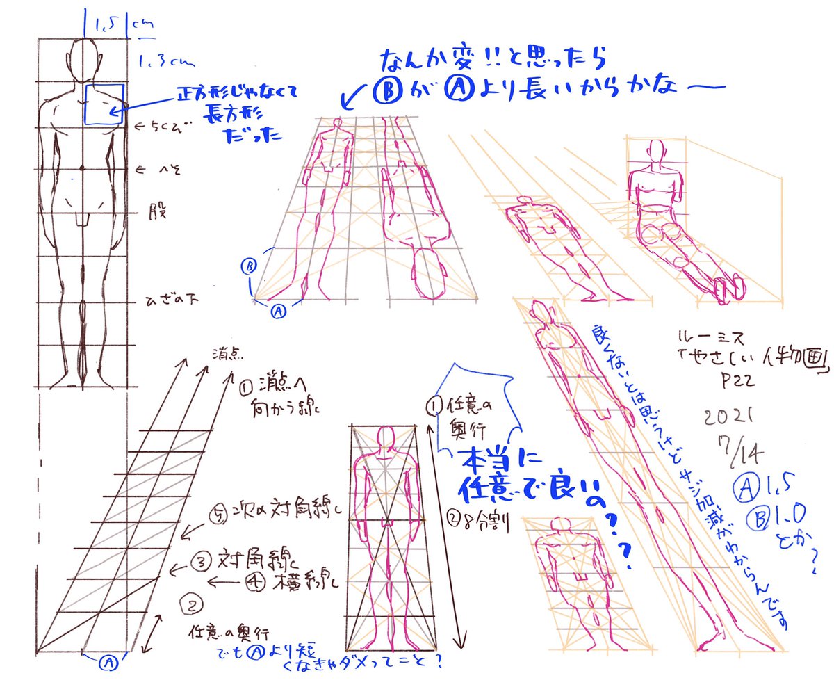 ルーミス先生を少しは理解できるかと思ったけどアカンかった〜
2分割できるくらいじゃ歯が立たなかった〜

独学って注意力と理解力と継続力がないと難しいのかな
まぁ、趣味だからゆるゆるやっていこう

 #日々描く 