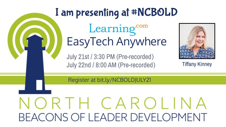 EdutechieTiff's tweet photo. 👉Join me next week for the EasyTech Anywhere #NCBOLD presentation as we explore @learningdotcom's digital skills curriculum for strategies that provide flexibility in order to optimize instruction, no matter what learning environment! 💻👩‍🏫@ncdpiDTL @ncpublicschools @NCCSIT https://t.co/t3l31YHMpx