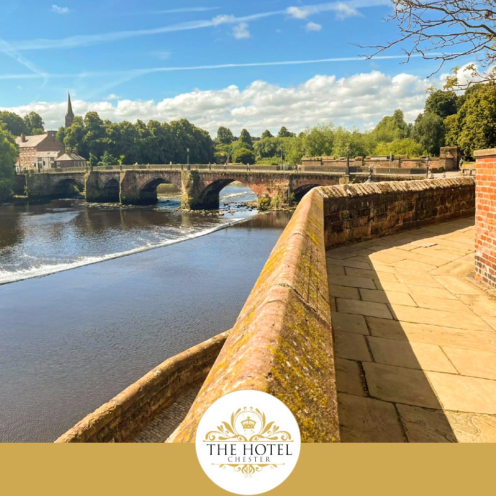 #Chester is full of amazing things to see and do! Just look at the beautiful view down by the river, just a 2-minute walk from The Hotel Chester 🥰

#LoveChester #daysoutuk #Hotel #TheHotelChester