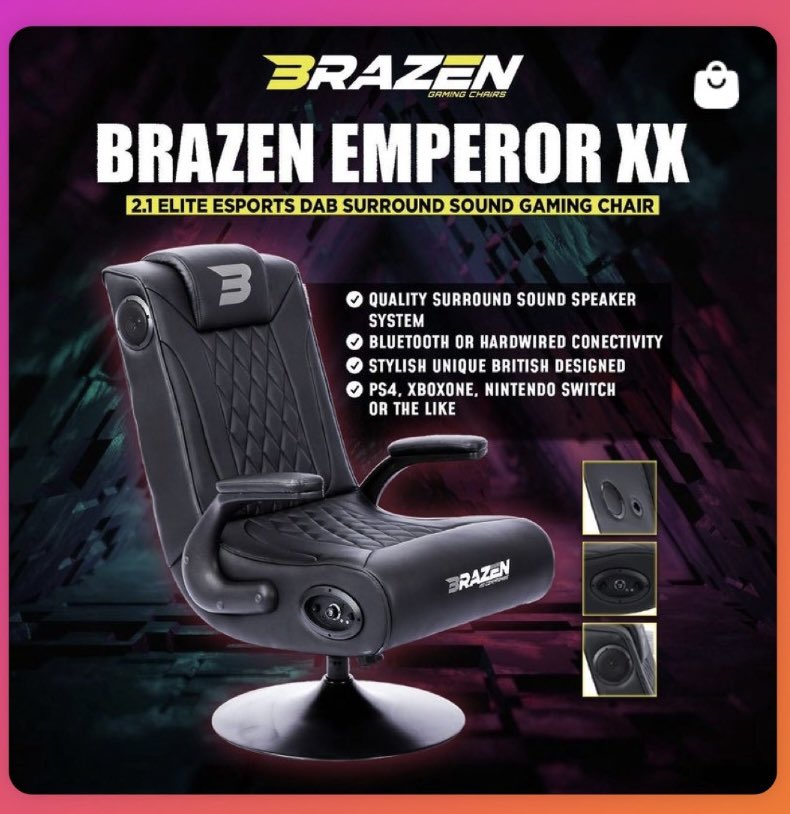 Brazen Gaming Chairs on Twitter "BRAZEN EMPEROR ELITE XX 2.1 ELITE
