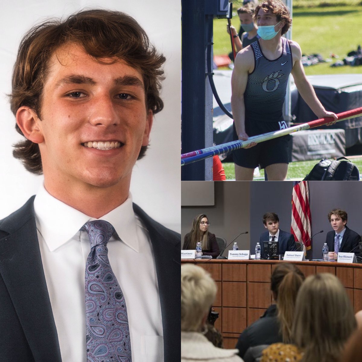 Hi FCPS!
Because today is my first board meeting as SMOB, I wanted to take a second to further introduce myself.
My name is Sam Starrs and I am a rising senior at Oakdale HS where I'm involved with SGA, class council, soccer, and track and field, among many other things.