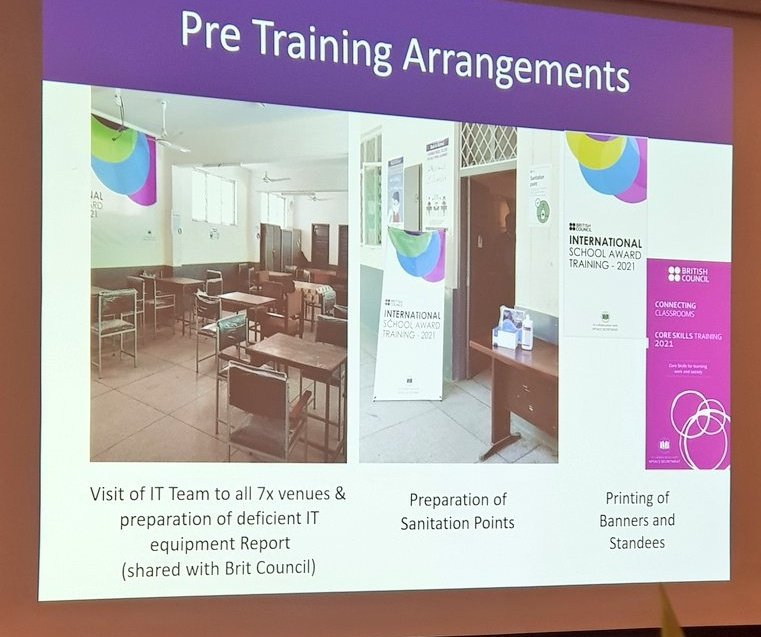 nishatriaz's tweet photo. The power of partnerships.
Delighted to be able to meet with @FDEGOPOfficial @muslimhandspk team @igillani & #APSACs, who train thousands of #Teachers & engage #students in state & private #schools.
@pkBritish managed #FCDO supported #ConnectingClassroom programme is across 🇵🇰. https://t.co/sHLYZBbN3y