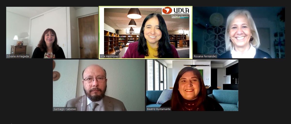 Estamos iniciando la segunda jornada de Escuela de Invierno 2021 <a href="/UDLA_CL/">UDLAChile</a>. Hoy con la conferencia de Rosana Fernández quien presenta la ponencia: aprender, enseñar y educar en tiempos de crisis. 
#Profesores #Educación #Pedagogía #Emociones #Crisis <a href="/FeduUdla/">Facultad de Educación UDLA</a>