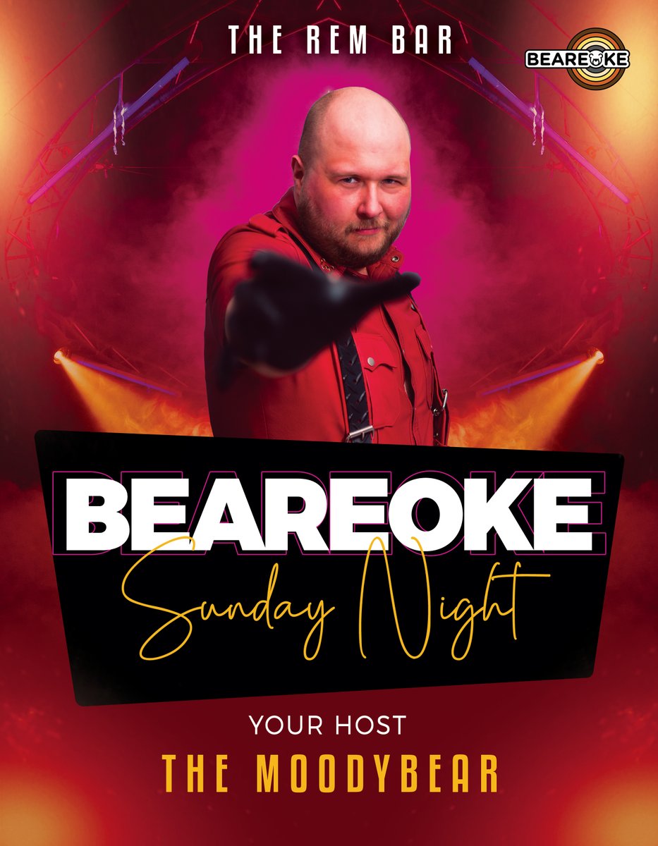 Join <a href="/themoodybear/">Themoodybear</a> every Sunday for #Beareoke from 7pm for great videos and tunes