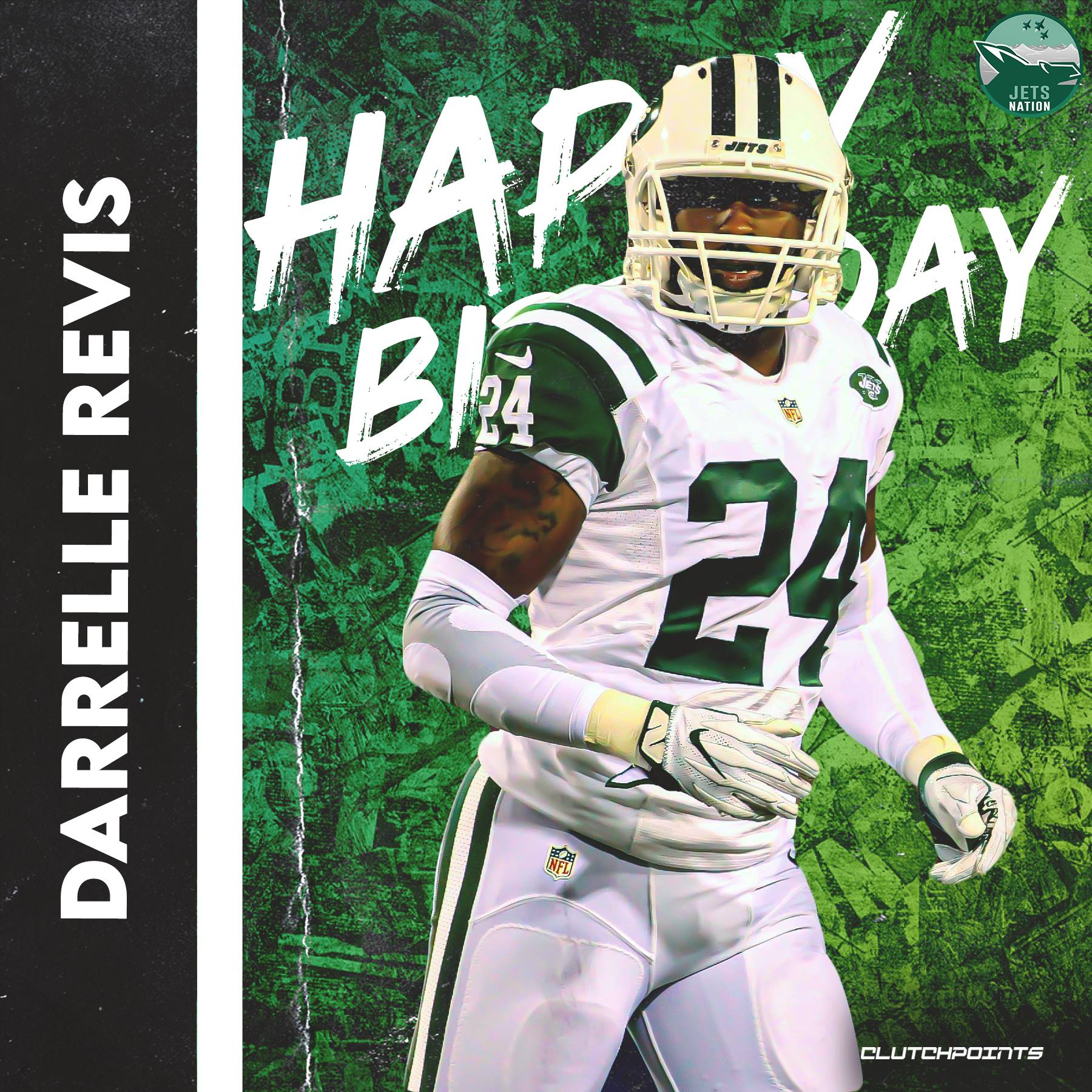 Join Jets Nation in greeting Darrelle Revis a happy 36th birthday!  