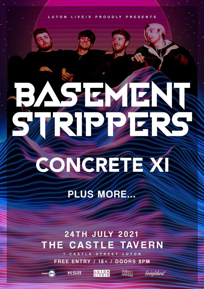 CONFIRMED. Our gig is 100% on, at full capacity. 

24th July: Basement Strippers make their glorious return to the stage. Support comes from the blistering @ConcreteXi

The time is finally upon us. Attend and witness beautiful chaos 💜

📸 @Beng_Lewis