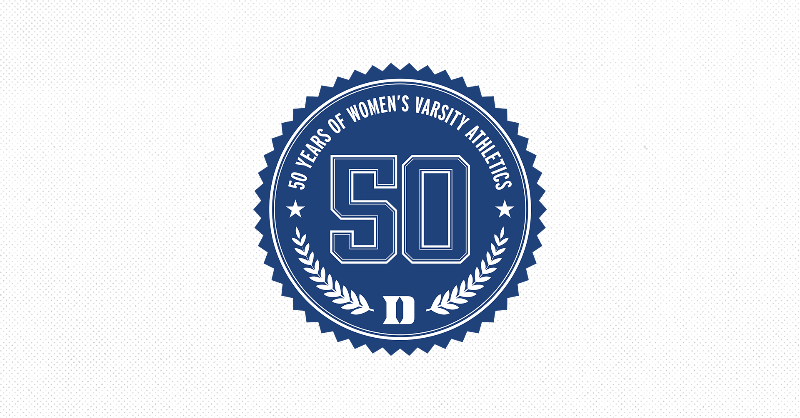 DukeATHLETICS's tweet photo. NEWS: Duke Athletics Announces 50 Years of Women’s Varsity Athletics Celebration

Join us in celebrating the rich history of women’s sports at Duke by following our yearlong social campaign and joining us at events throughout the year. 

#GoDuke | #DukeWomens50