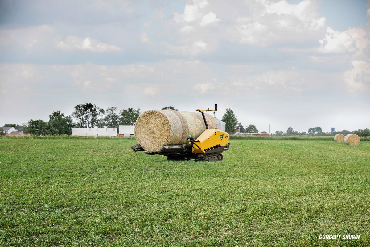 What do you think the future of haymaking looks like? Today we're releasing a sneak peek of four concepts at Vermeer including this autonomous bale mover👀. Learn more about what we've been working on here: bit.ly/3yYnSJm