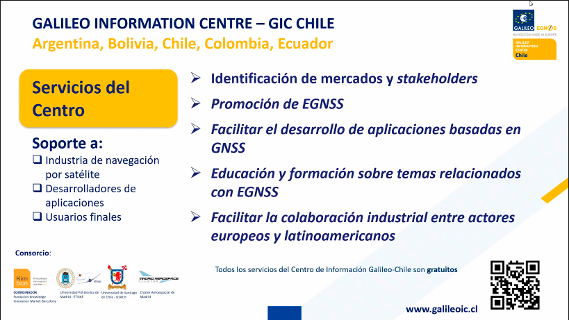 GalileoIC_Chile's tweet photo. Vanesa Ramos, coordinadora del Centro de Información #Galileo #Chile nos presenta los servicios, recursos a disposición y cómo vincularse con el Centro👉https://t.co/6ny5r1cb9K
@defis_eu @EU4Space @UEenChile @KIM__Chile @KIM_global @MadridAeroSpace @aeroespacialUPM @usach #GNSS https://t.co/EhFlr7mUHY