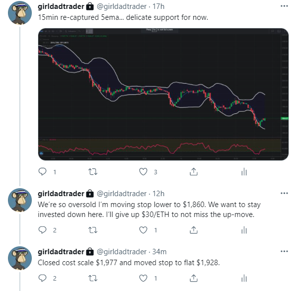 girldadNFT's tweet photo. Check out my ETH trading journey @girldadtrader.

Paid access only as of August 1st. Subscribe at https://t.co/hmhVAbtzC0.

Your access will become effective 8/1 even if you subscribe early. https://t.co/EuJ8OomSF3