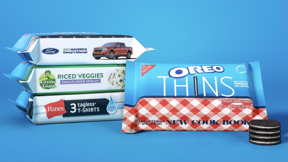 🚨 Our latest pack drop: limited-edition OREO THINS camouflaged packs 🚨 

We figured no one can eat your THINS if they can’t find them... 😏