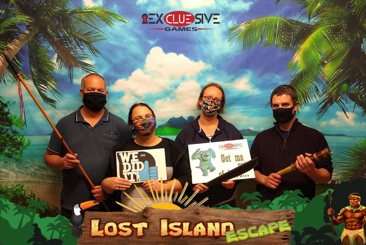 What a team! Well done guys for completing both our rooms in time and having a 100% sucess rate! Are you ready for the challenge? See availability and offer excluesivegames.co.uk
#Newbury #familyfuntime #escaperoom #halfterm #Berkshire #Thatcham #shoplocal <a href="/newburyberks/">Newbury Berks</a>