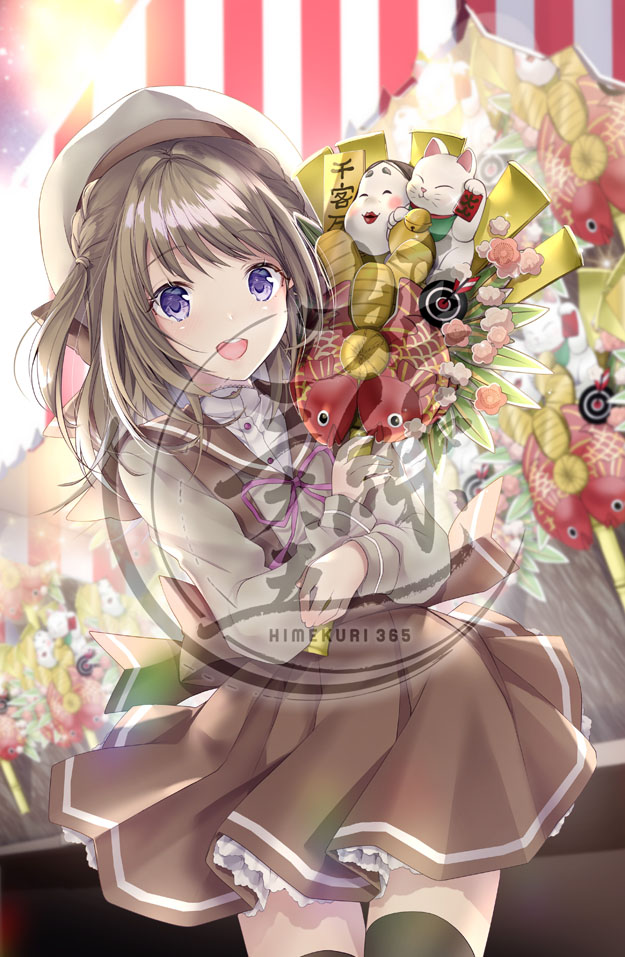 【おしらせ】裏姫百景:211109(イラスト:あかつき聖先生/@hiziri_A)ご注文受付中です。酉の市に縁起物を買いに行ったのですが、縁起物よりカノジョの方がよっぽどアゲ○ンだと思ったので拝み倒したの図。
B2:https://t.co/iYyJYuyHjv
B1:https://t.co/GlLs8Lyg4z
姫繰:https://t.co/7oueGovVQm 