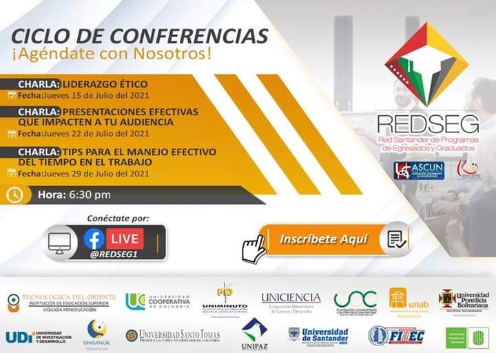 udes_oficial's tweet photo. #GraduadosUDES | La Red Santander de Programas de Egresados y Graduados - #REDSEG, invita a los graduados de la @udes_oficial a participar del ciclo de conferencias de la "Cátedra de Desarrollo Laboral". #SomosUDES
Inscríbete aquí ▶https://t.co/yNTYDvpwBI
¡Los esperamos! https://t.co/xb93OMPnkx