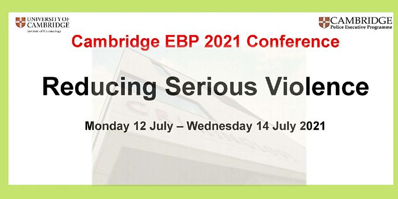 The replay of the first day of the Cambridge EBP Conference 2021 - Reducing Serious Violence - is now available to watch!
youtu.be/ya8gm53k5yg