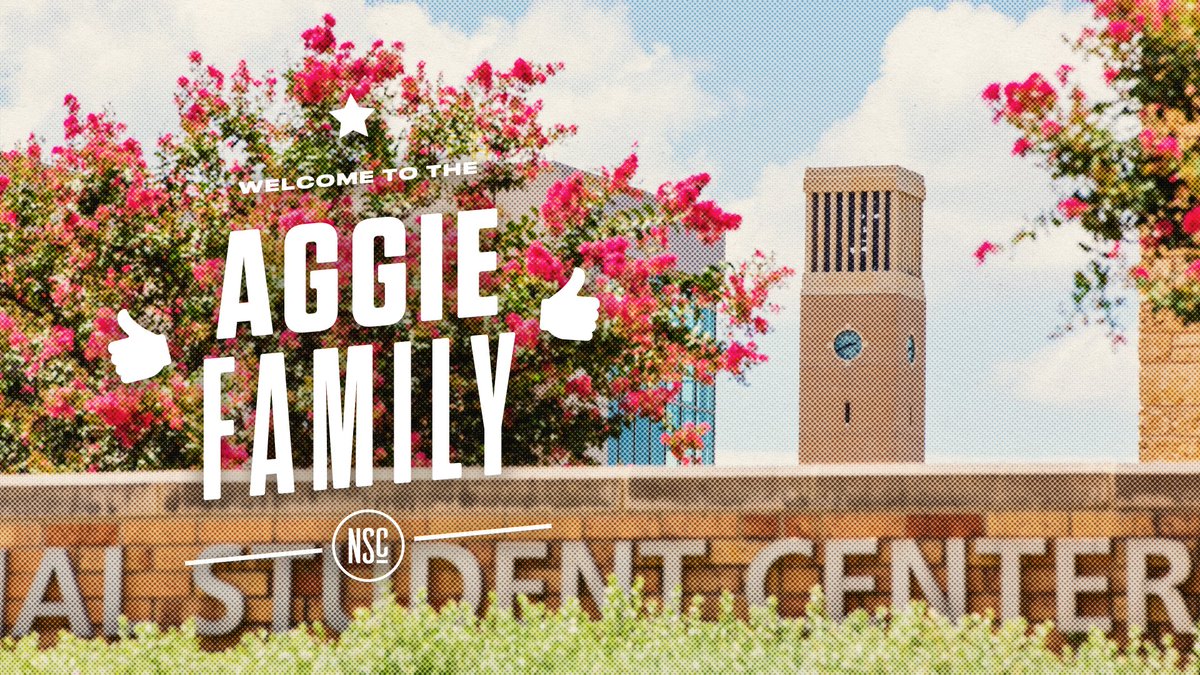 TAMU's tweet photo. Howdy to all of our #TAMU25 Aggies on campus today for their New Student Conference! 

We're so glad you're here! 👍 #TAMUnsc https://t.co/KKLibp4jw6