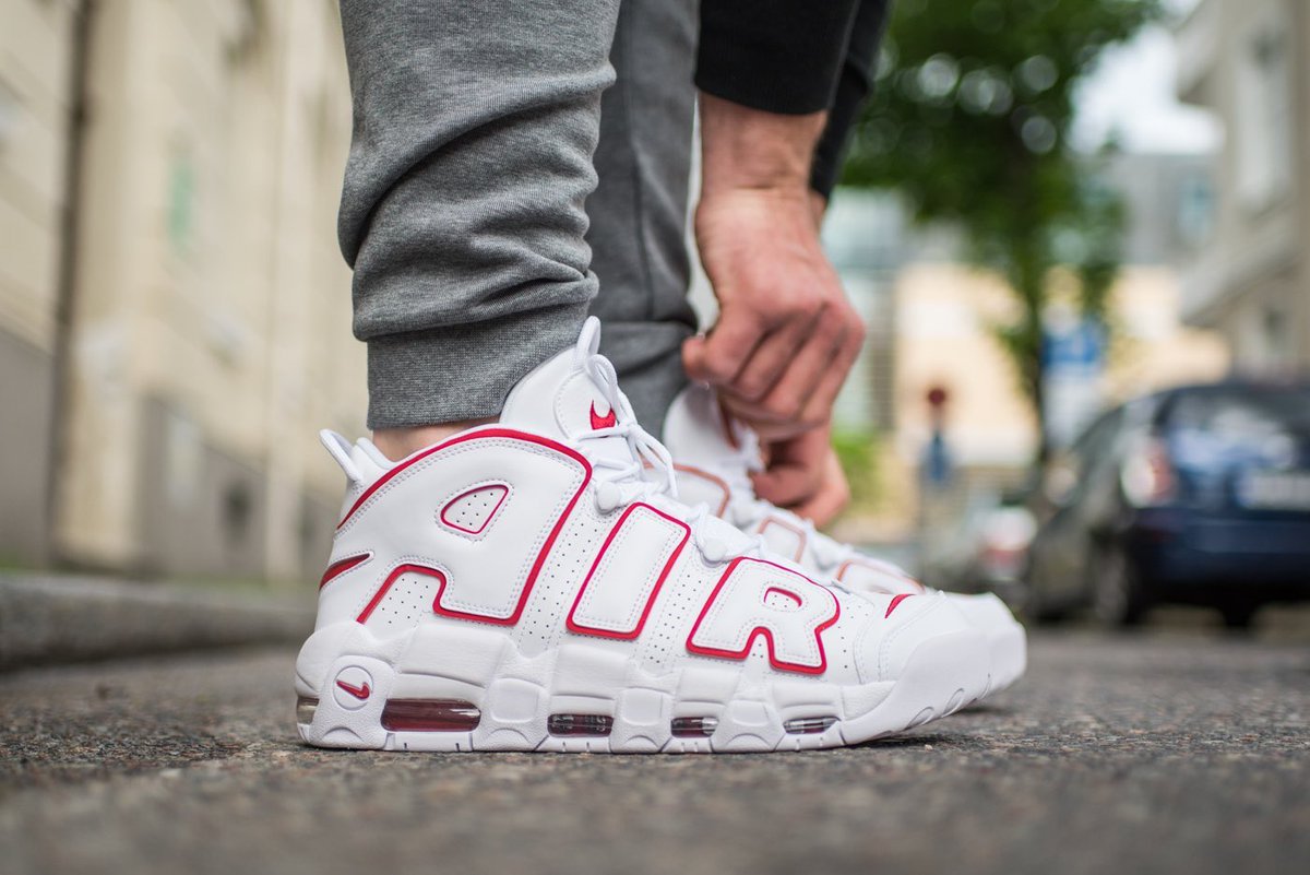 Nike Air More Uptempo '96 Laser Crimson