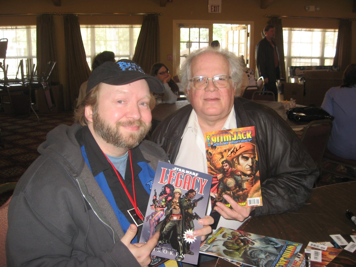 drawingfunny1's tweet photo. @PodcastMovement #DrawingFunny Ep26: This episode Nicki &amp; I catch up w/ one of our favorite humans #JohnOstrander. He’s a legendary comics creator who’s worked for Marvel, DC, Dark Horse, Image, Valiant, &amp; First Comics. He filmed a cameo scene for the upcoming #TheSuicideSquad movie by @JamesGunn https://t.co/7NOLUKYnxU