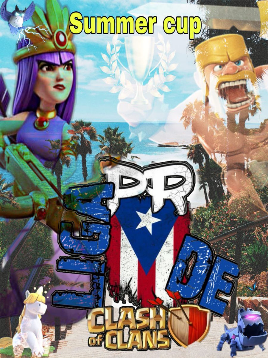 Luego de Semanas de Espera hoy comienza la copa de la hermandad!! Con la primera guerraza de la noche !!!
 *Puerto Rico Clan vs Boricua Nation B* 
 *Fecha:* Miércoles 14 de julio
 *Preparación* : 8:30 PM
 *Guerra:* 8:35 PM - 9:05 PM #clashofclans #PR #Competitivo