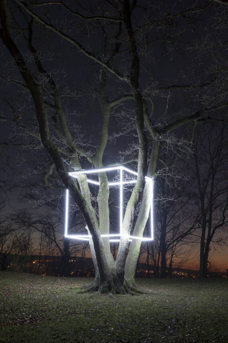 AestheticaMag's tweet photo. #NewArtists Luminous Geometry

Popping up between trees and amongst buildings, @rackowe’s brightly lit cubes and webs invite viewers to come closer. https://t.co/ebLZiQAN8V https://t.co/dWotnPDm1N