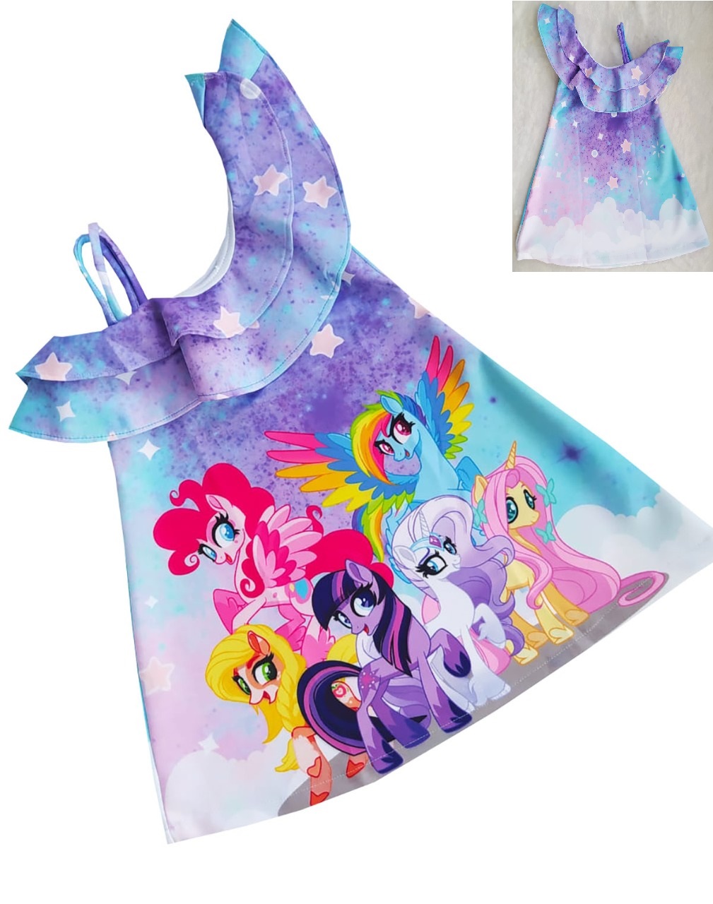 It Girls on Twitter: "Vestido My Little Pony con Boleros para Niña Vestido para celebrar Cumpleaños Vestido de Fiesta Vestidos Sublimados Producto Elaborados en Scuba Tallas la 2