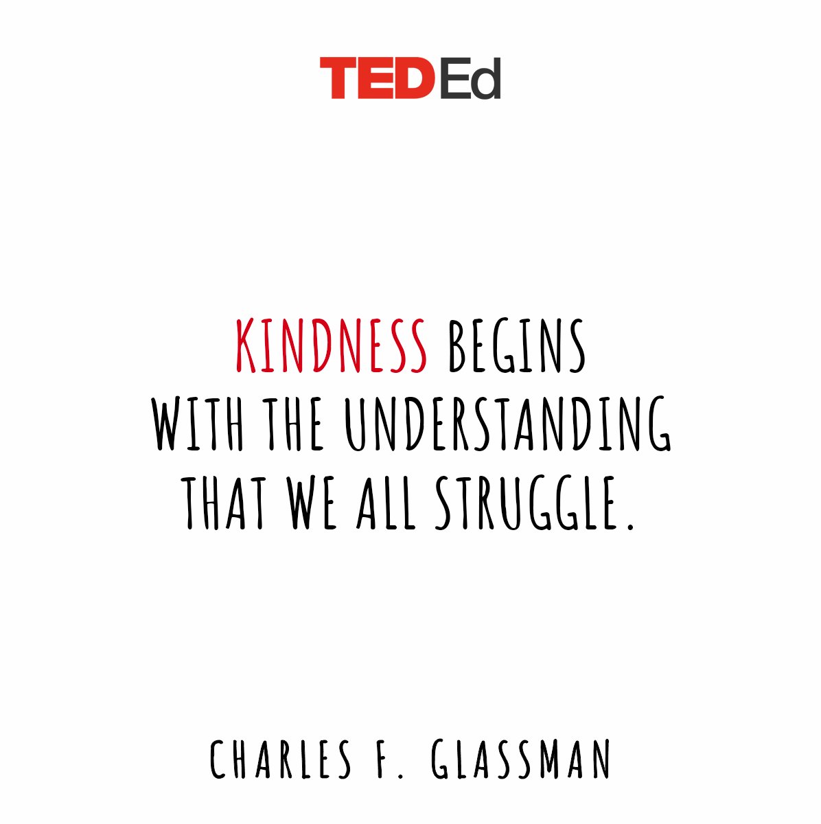 Choose kindness.