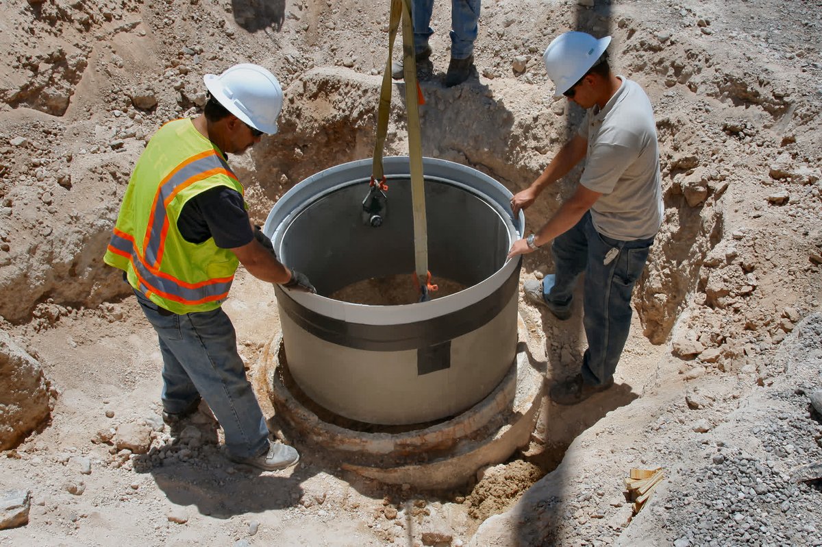 Happy hump day!
This is a picture of of one of our Armorock Polymer Concrete structural manhole inserts ...