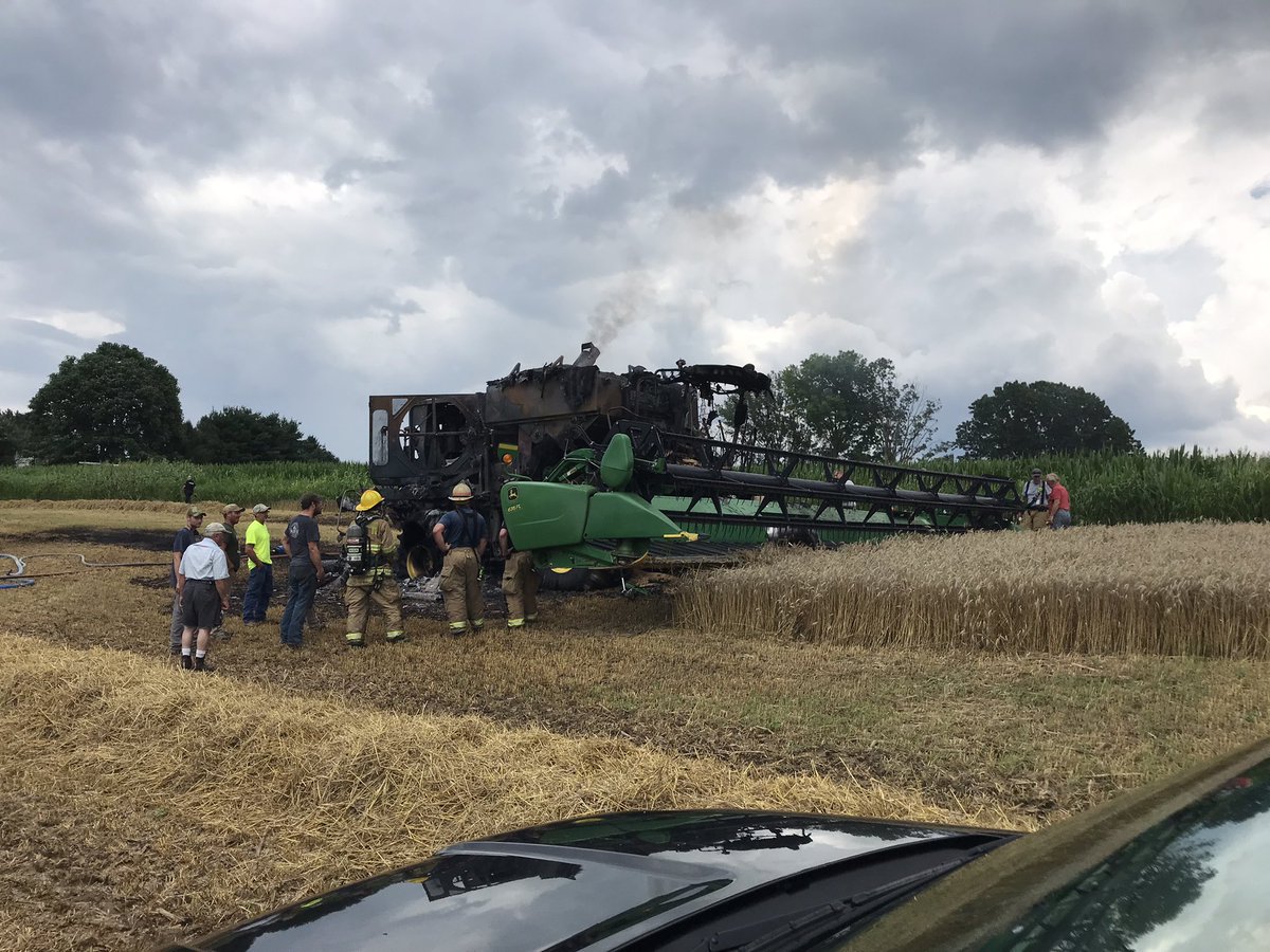 Blue Rock Fire Rescue with assistance of our neighbors, during very hot day knock down fire and prevent spread to fields. <a href="/LancasterOnline/">LNP | LancasterOnline</a> <a href="/WGAL/">WGAL</a> <a href="/CBS21NEWS/">CBS 21 News</a> <a href="/fox43/">WPMT FOX43</a> <a href="/abc27News/">abc27 News</a>