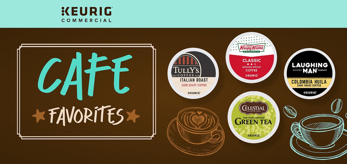 Enjoy some of our Keurig cafe favorites, such as Tully's Coffee, Krispy Kreme, Laughing Man, and more! www2.ecinteractiveplus.com/0926