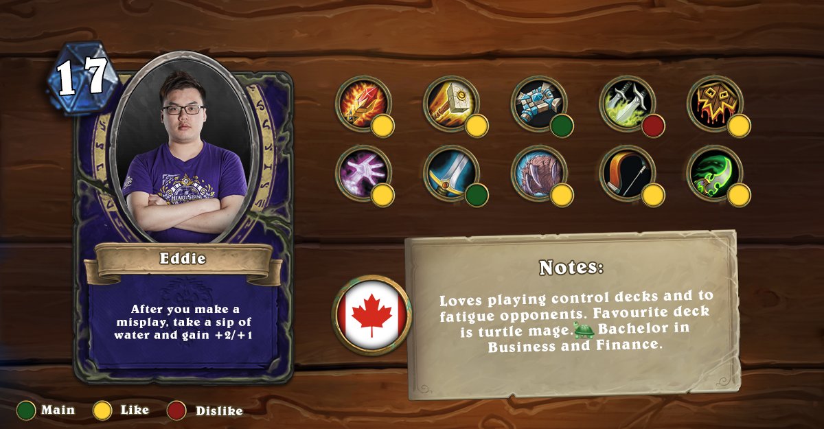 Water makes him stronger apparently! 🌊🐢
Our Hearthstone veteran <a href="/Eddie__HS/">Eddie Lui</a> 🎖

🧾 Standings: blizz.ly/HSGMStandings
#HSEsports #HSGM