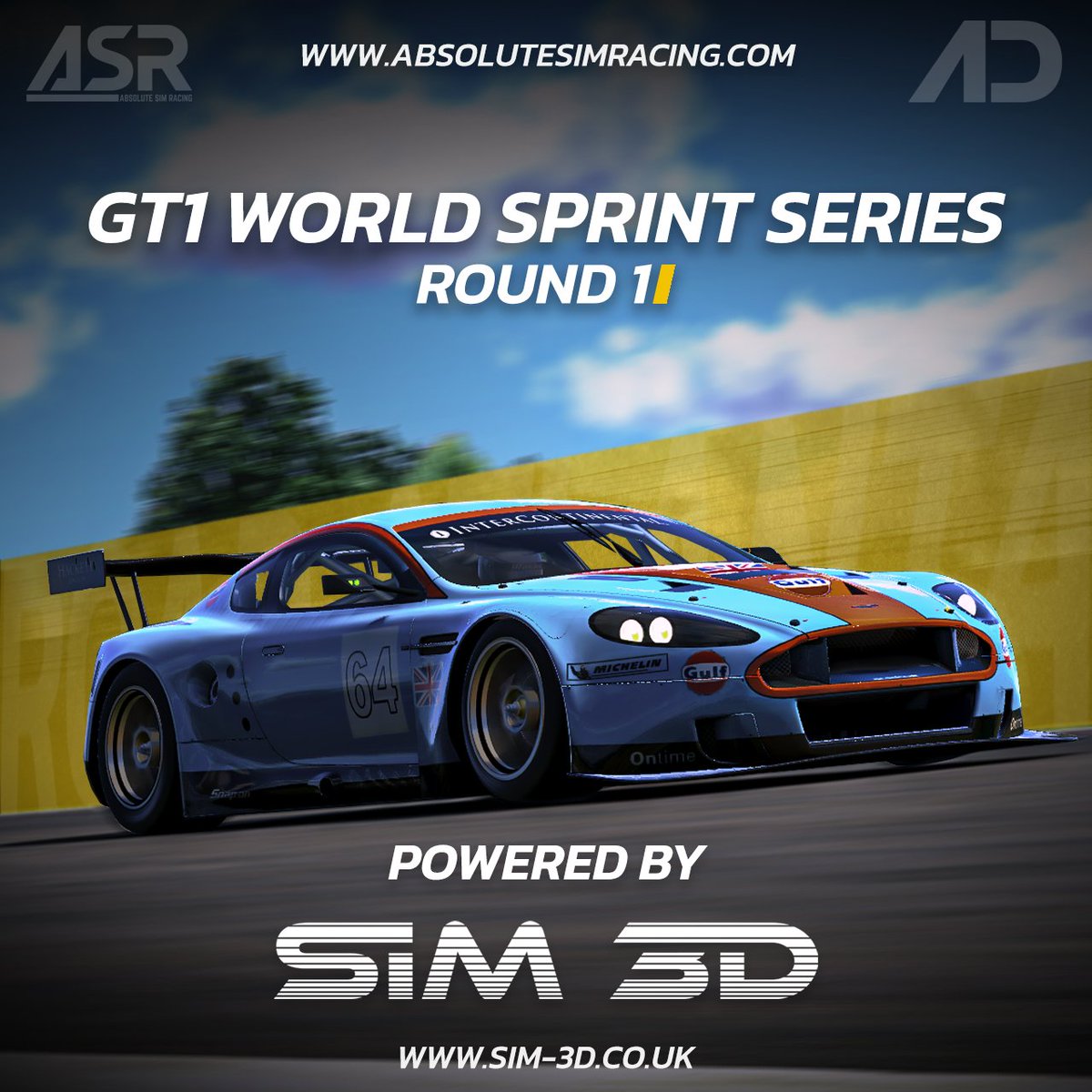 The ASR GT1 World Sprint Series Powered by SIM 3D is underway!!! Catch all the action here: youtube.com/watch?v=osXB1u…