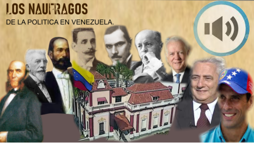 RobnyJauregui's tweet photo. Los NÁUFRAGOS DE LA POLÍTICA en Venezuela, son aquellos que no llegaron a ganar la carrera por la  silla presidencial venezolana . Para  conocer este tema.   Escucha nuestro reciente articulo en el Blog Política y Sociedad Venezolana en https://t.co/LLvAc6HHlk 

@Miguelhotero https://t.co/o5JsUKd4ja
