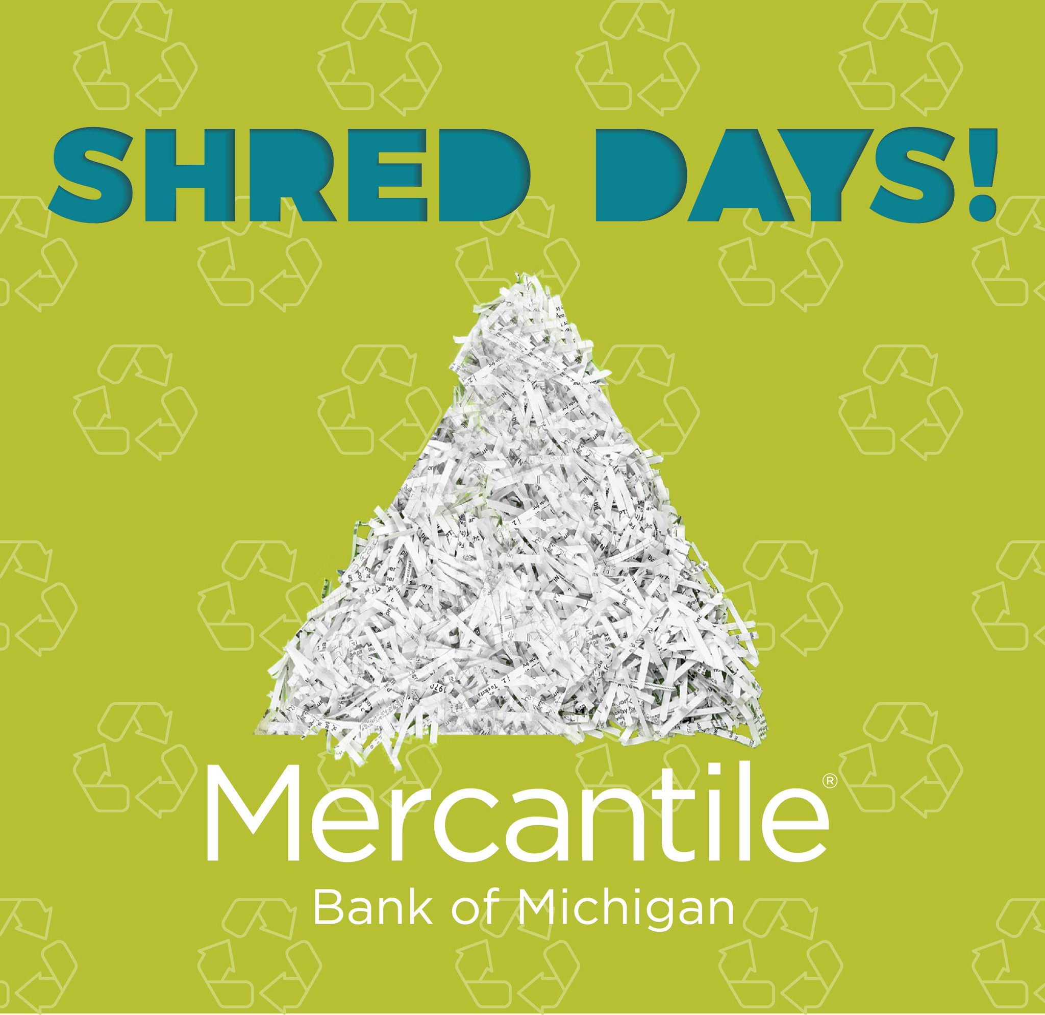 Mercantile Bank on Twitter "Shred days are back and coming to a