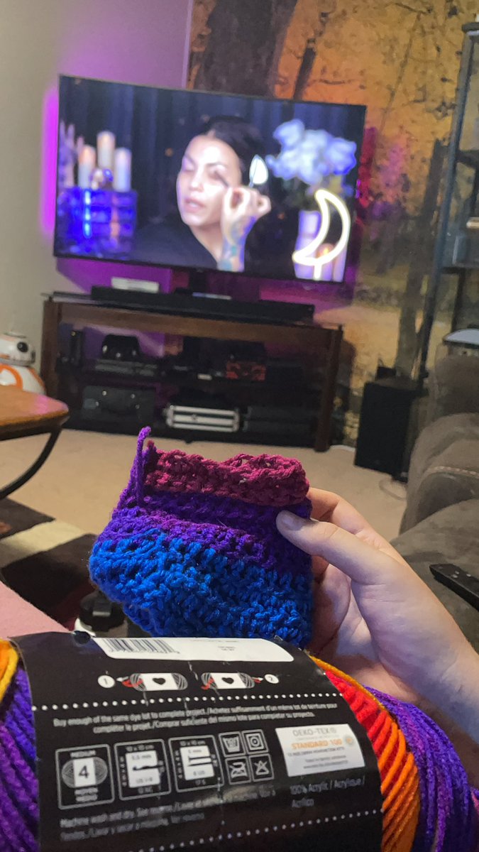 _IAmJargo's tweet photo. crocheting a sweater for a stuffed animal and watching @BaileySarian Can i make Saint a sweater 😂❤️ https://t.co/MxO3FOFTVh