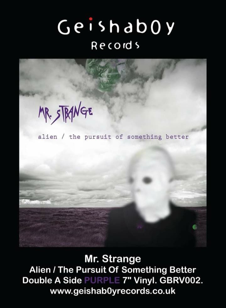 Mr. Strange - Alien / The Pursuit Of Something Better double A purple 7".
Because of current pressing queues, this will be the last release to see the light of day from Geishab0y Records in 2021!
 Available to pre-order here:
geishab0yrecords.co.uk/product/mr-str…
