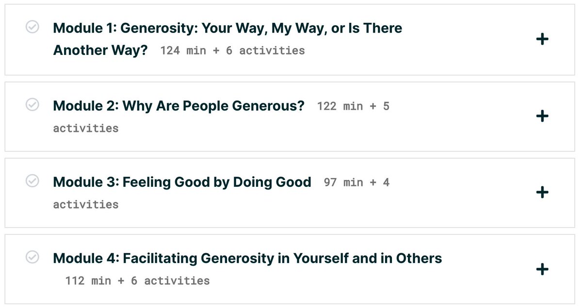 LindseyMcDougle's tweet photo. The Science of #Generosity: "Do Good… Feel Good"

Explore how generosity can increase your own #happiness and make a difference in the communities around you. 

#Free #UPenn online course by Femida Handy: https://t.co/VzjpV4yFws

#AcademicTwitter #PublicService #nonprofit #NGO https://t.co/sgARhpK8xX