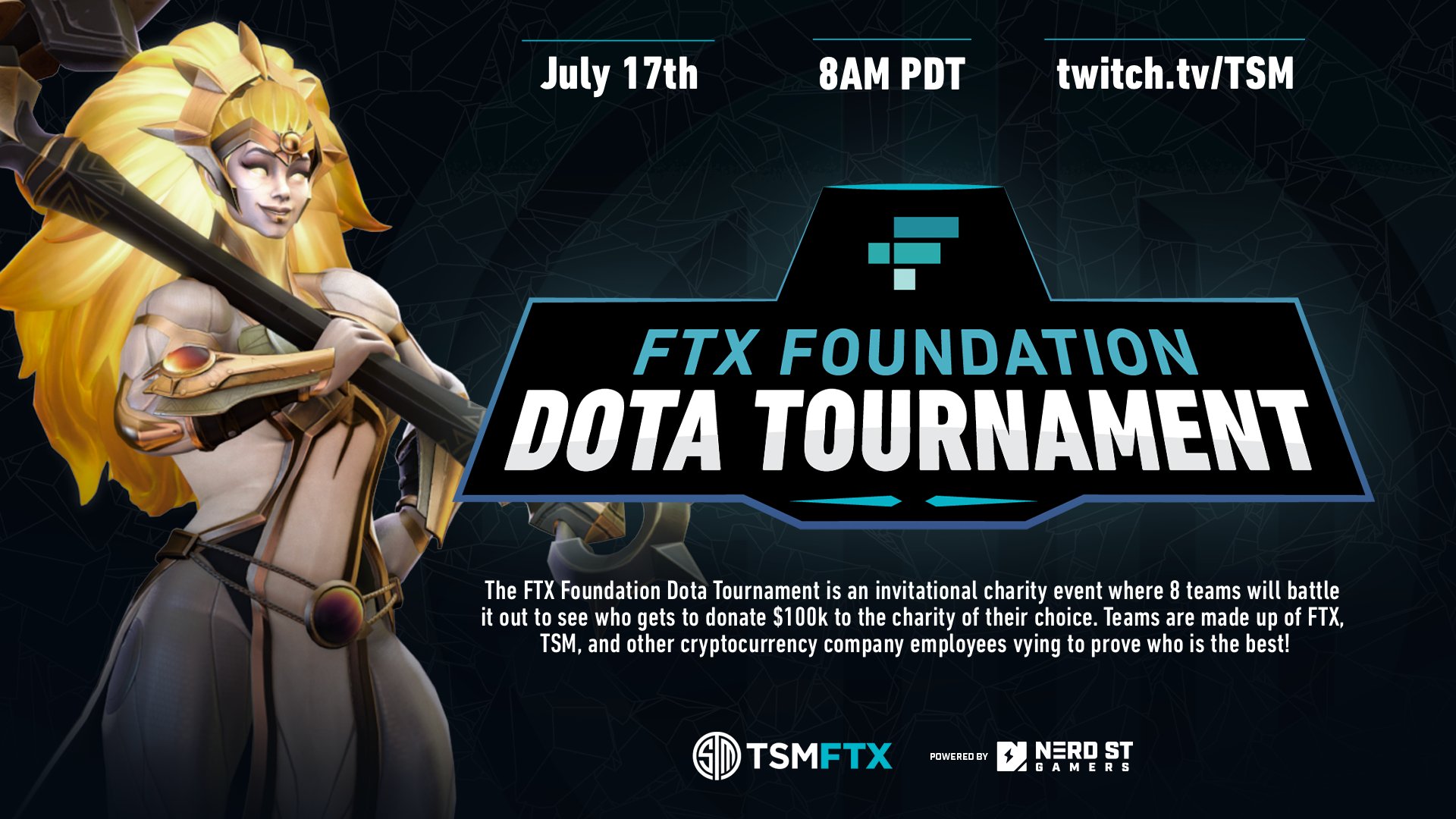 TSM FTX on Twitter "INTRODUCING THE FTX FOUNDATION CHARITY TOURNAMENT