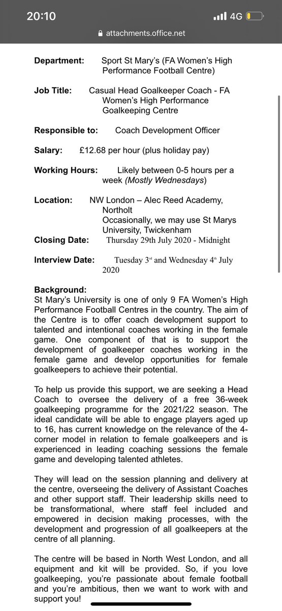 St Mary's FA WHPFC tweet media
