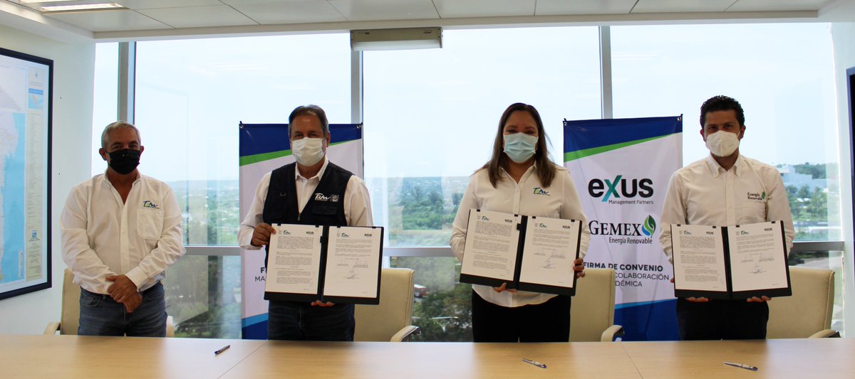 EnergiaTam's tweet photo. la empresa #GEMEX representada a su vez por el Lic. Jesús Gilberto Martínez Croda en su carácter de Director General.  El objetivo de este convenio es la realización conjunta de actividades académicas así como intercambiar información relacionada con... 2/3 https://t.co/y6rlHrs0Hd
