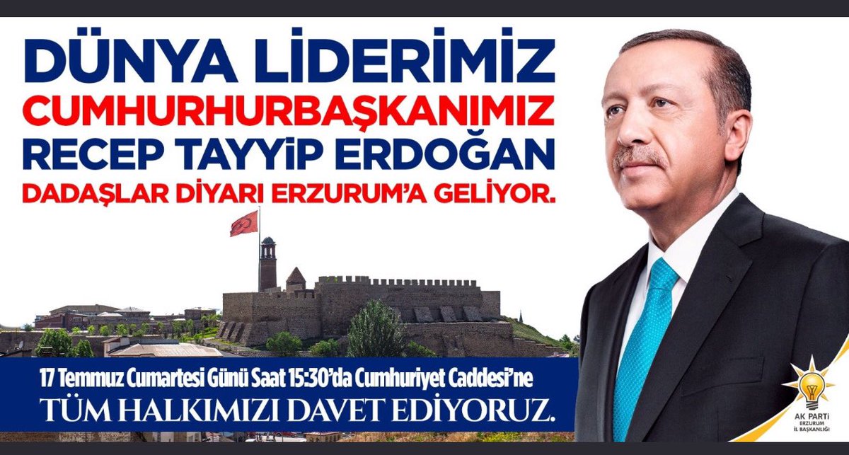 Dünya Liderimiz Erzurum’da