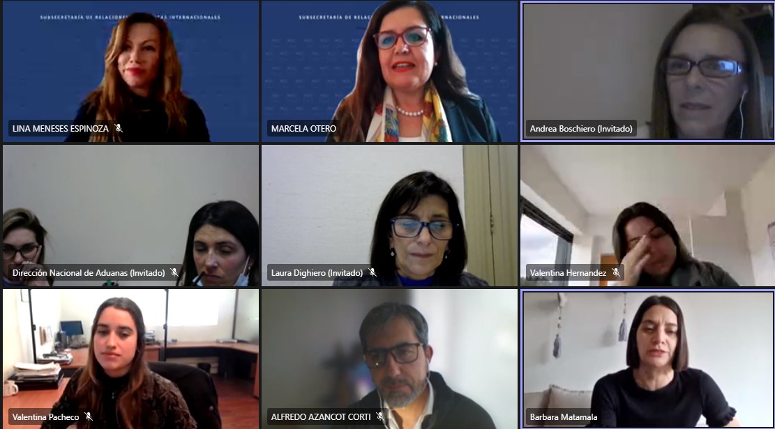 En el marco del Comité de PYMEs del Acuerdo de Libre Comercio Chile-Uruguay, <a href="/subrei_chile/">Subsec. de Relaciones Económicas Internacionales</a> participa en reunión entre ambos países sobre intercambio de información y buenas prácticas en materia de facilitación de comercio. 🇨🇱🤝🇺🇾