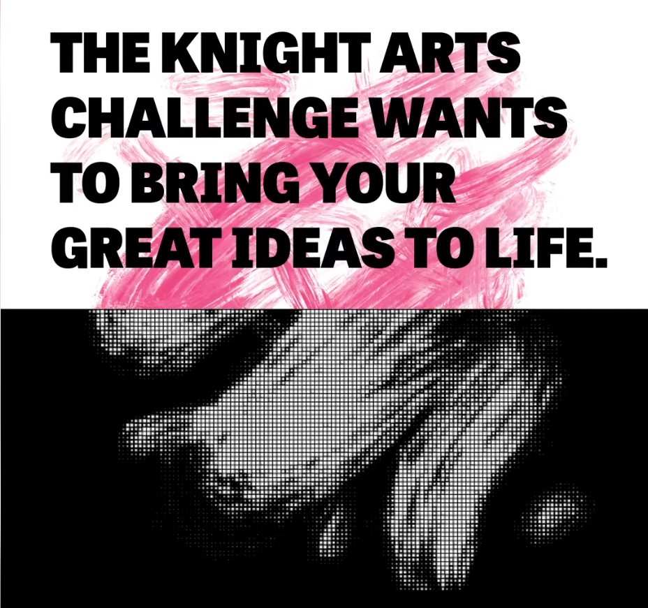 The 2021 <a href="/knightfdn/">Knight Foundation</a> Arts Challenge supports  innovative ideas for the arts in Akron, Detroit and Miami  (which here includes Broward County), empowering artists and arts orgs that are showing the way forward as cities reopen: kf.org/kac21.

Deadline 07/31 #knightarts