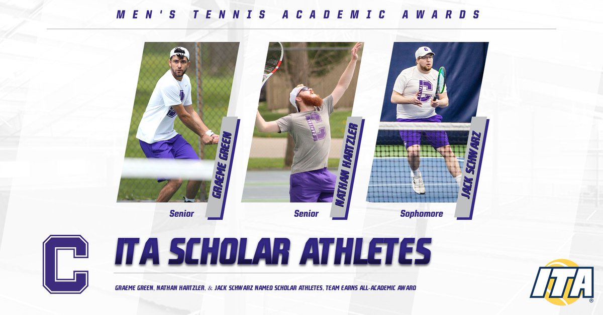 cap_athletics's tweet photo. 🎾: Men's and Women's Tennis Named ITA All-Academic Teams, Nine Total Athletes Selected as ITA Scholar Athletes

Men: https://t.co/v1hCasEwql
Women: https://t.co/FTCK0bHlHd https://t.co/70qxoPZqAo