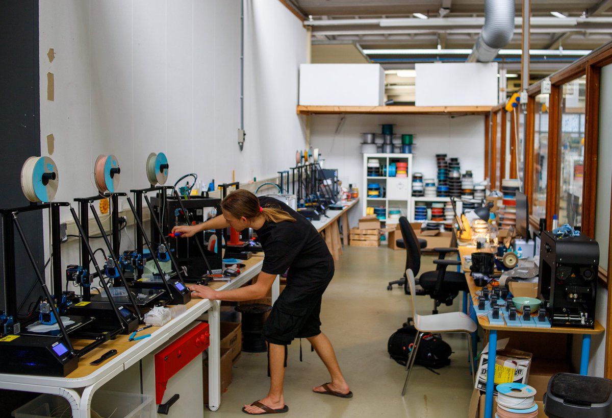 Reflow (@reflowfilament) on Twitter photo @ReflowFilaments Print Lab is running full steam ahead for a special new recycled material launch this July. Organic materials with impeccable surface finish fit for the gods. Recycled too you say ? Yes.. indeed. 
♻✌🌽
#reflow #sustainability #materiallaunch #comingsoon @ReflowFilaments Print Lab is running full steam ahead for a special new recycled material launch this July. Organic materials with impeccable surface finish fit for the gods. Recycled too you say ? Yes.. indeed. 
♻✌🌽
#reflow #sustainability #materiallaunch #comingsoon