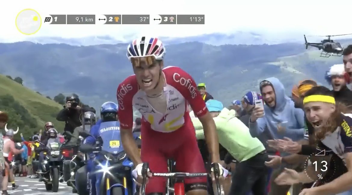 cheztontontlse's tweet photo. IL AURA MANQUÉ QUELQUES BORNES MAIS QUELLE IMAGE!😍

L’HÉLICOPTÈRE! LE VISAGE! L’ATTITUDE! LE MULET FESTINA! LA BAGARRE! 

L’ÉTAPE EST PERDUE MAIS NOTRE CŒUR CHAVIRE ENCORE PLUS ANTHONY! 

ÇA PAYERA TÔT OU TARD!

💛💛💛

#TDF2021 https://t.co/912euY06My