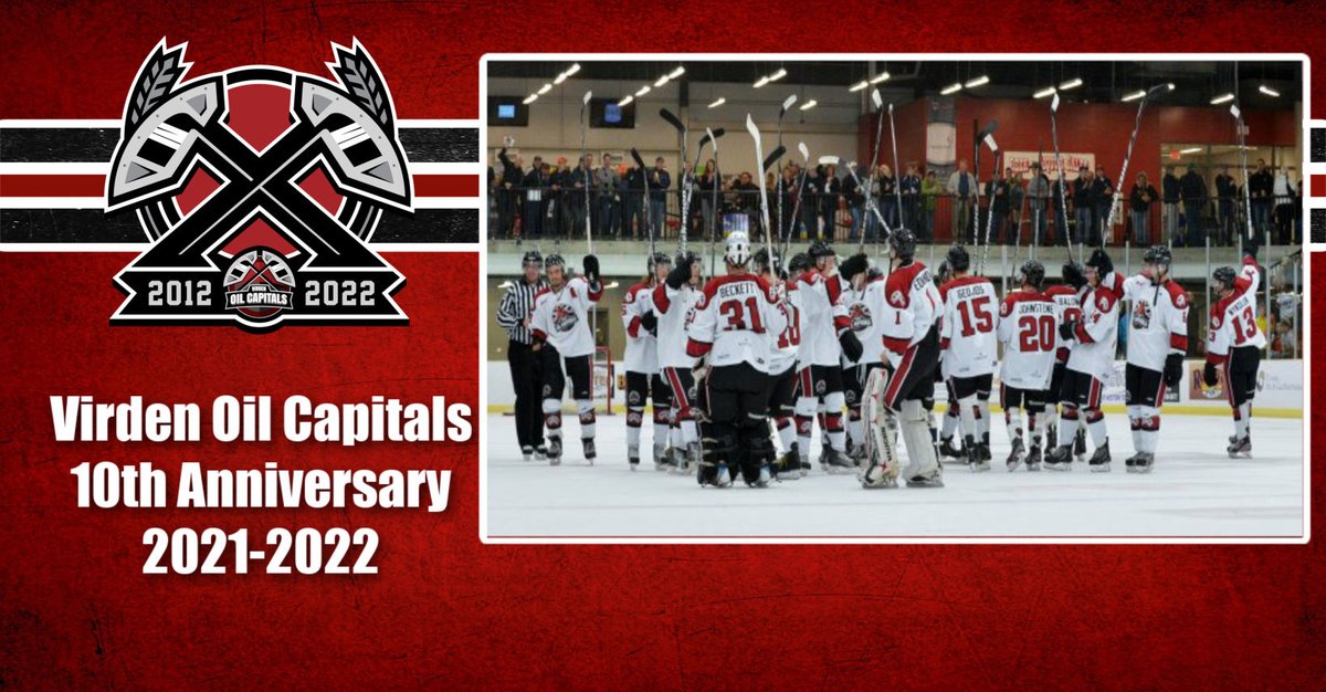 OilCapsHockey's tweet image. 🚨🚨🚨OIL CAPS GET SET TO CELEBRATE 10TH SEASON IN OIL COUNTRY 🚨🚨🚨

Thanks to @BrooksFreeman3 for designing our 10th Anniversary Logo!

Full Story... oilcapshockey.com/voc10thseason

9 Years in Review.... youtu.be/SyDM_PQeGKM

@mjhlhockey | @VirdenTown