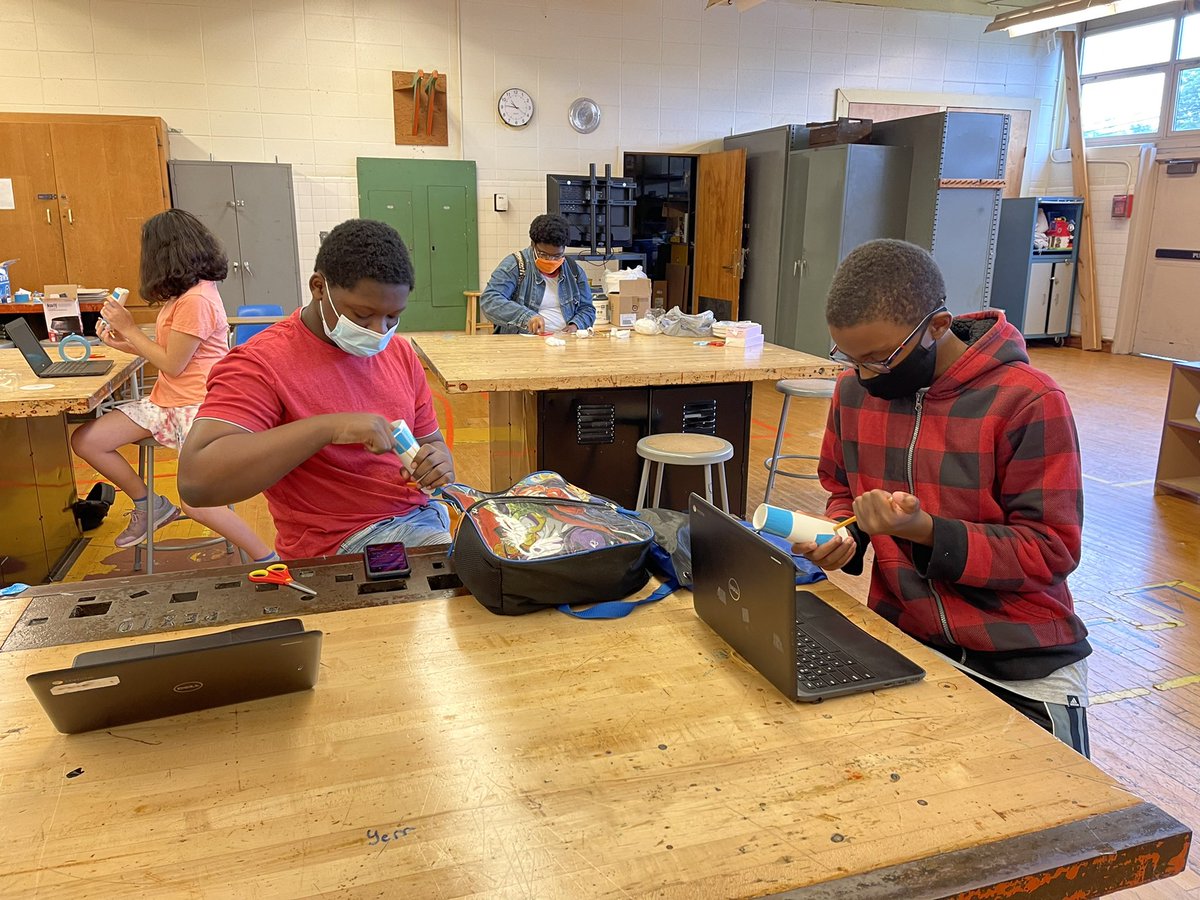 LMooreFMS_FTPS's tweet image. Students in the FMS STEAM Summer Program got really creative building Cotton Ball Launchers yesterday! Today, they are busy constructing small scale model bookcases.  Our students are truly amazing! @HurdVPFMS_FTPS @SGS_FTPSchools @KellyVPFMS_FTPS @ITCA_FTPSchools